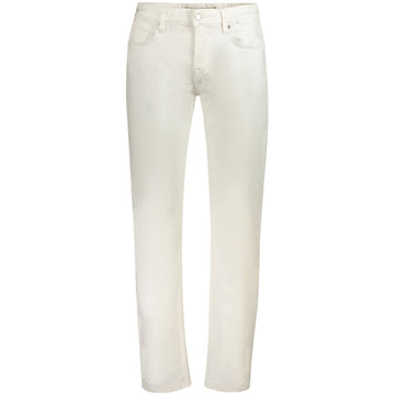 Guess Jeans White Cotton Mens Jeans