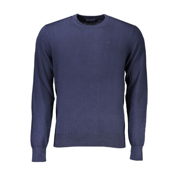North Sails Blue Cotton Men Sweater