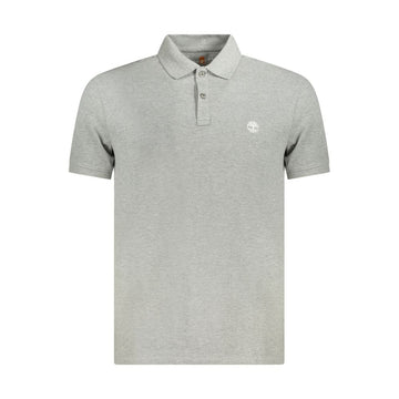 Timberland Gray Cotton Polo Shirt