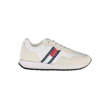 Tommy Hilfiger White Leather Men Sneaker