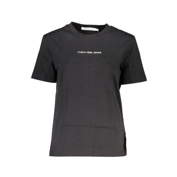 Calvin Klein Black Cotton Women T-Shirt