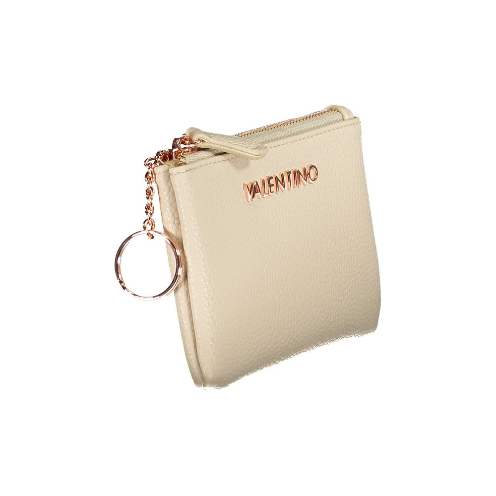 Mario Valentino Beige Polyethylene Women Wallet