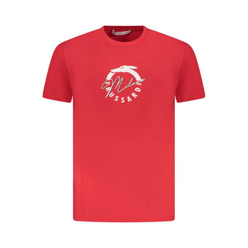 Trussardi Red Cotton Men T-Shirt