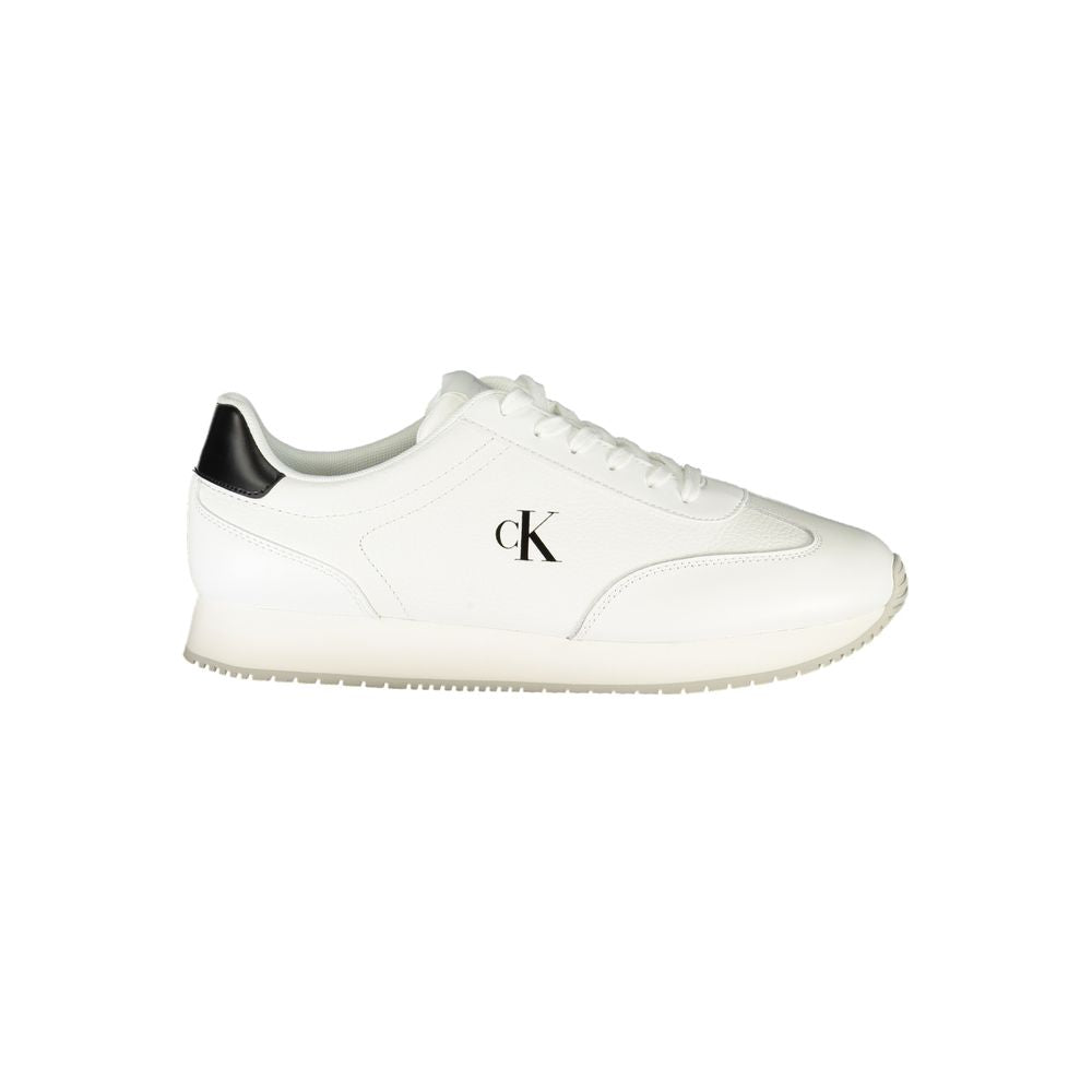 Calvin Klein White Leather Men Sneaker