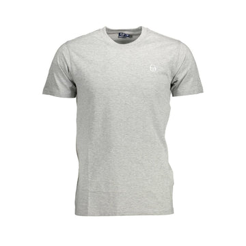 Sergio Tacchini Brown Cotton Men T-Shirt
