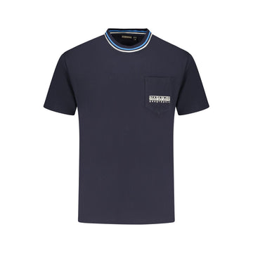 Napapijri Blue Cotton T-Shirt