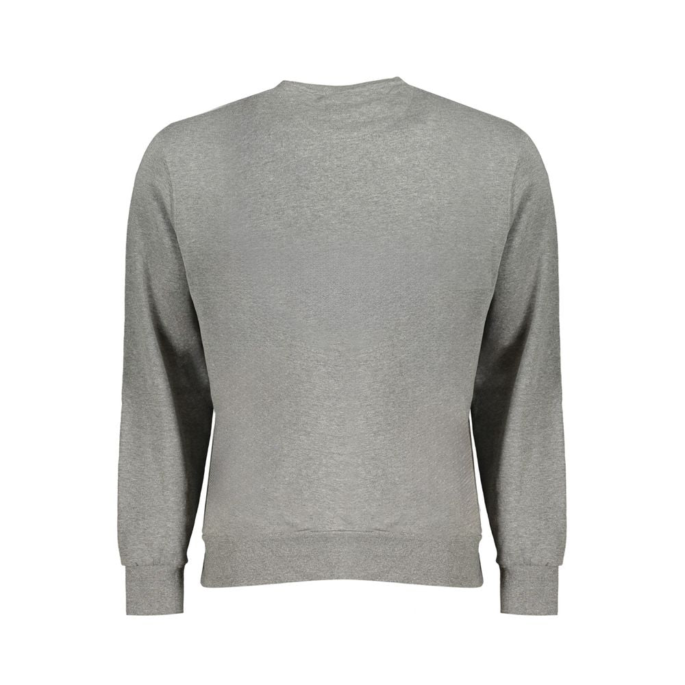 North Sails Gray Cotton Men Sweater