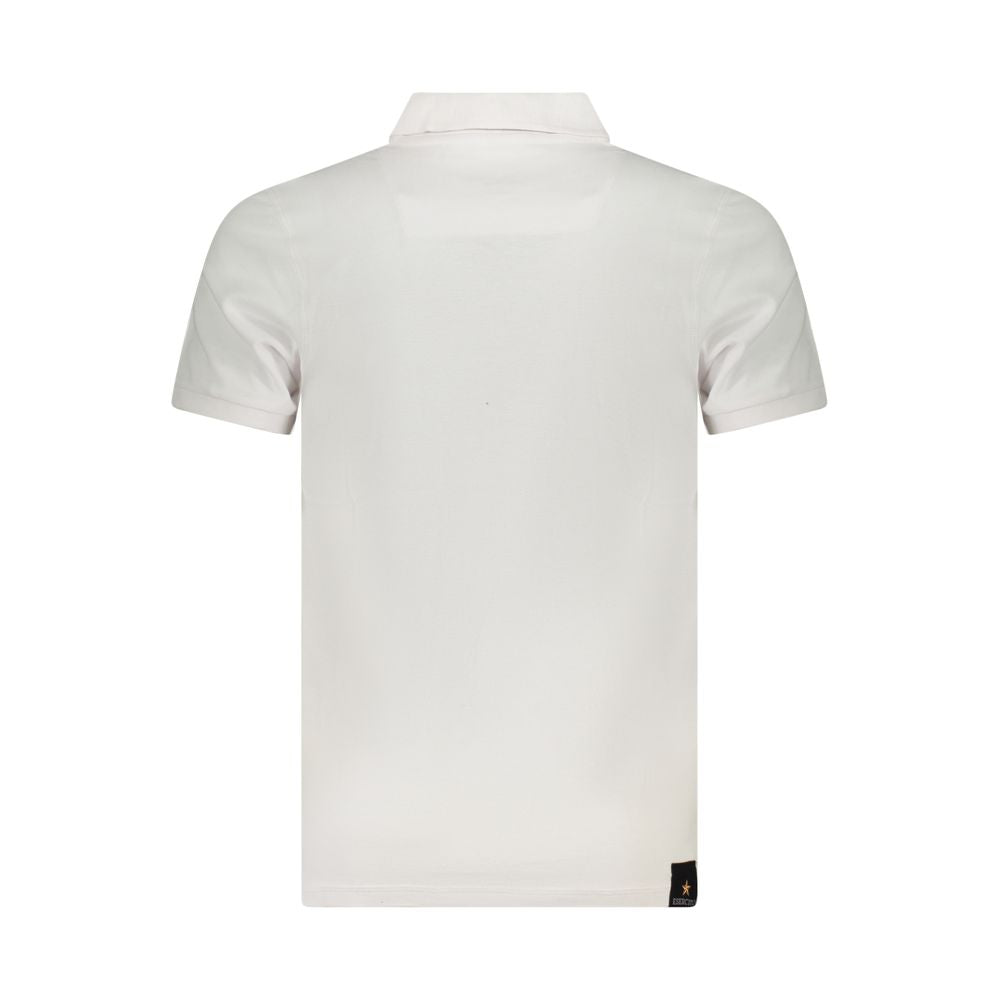 Accademia Militare White Cotton Polo Shirt