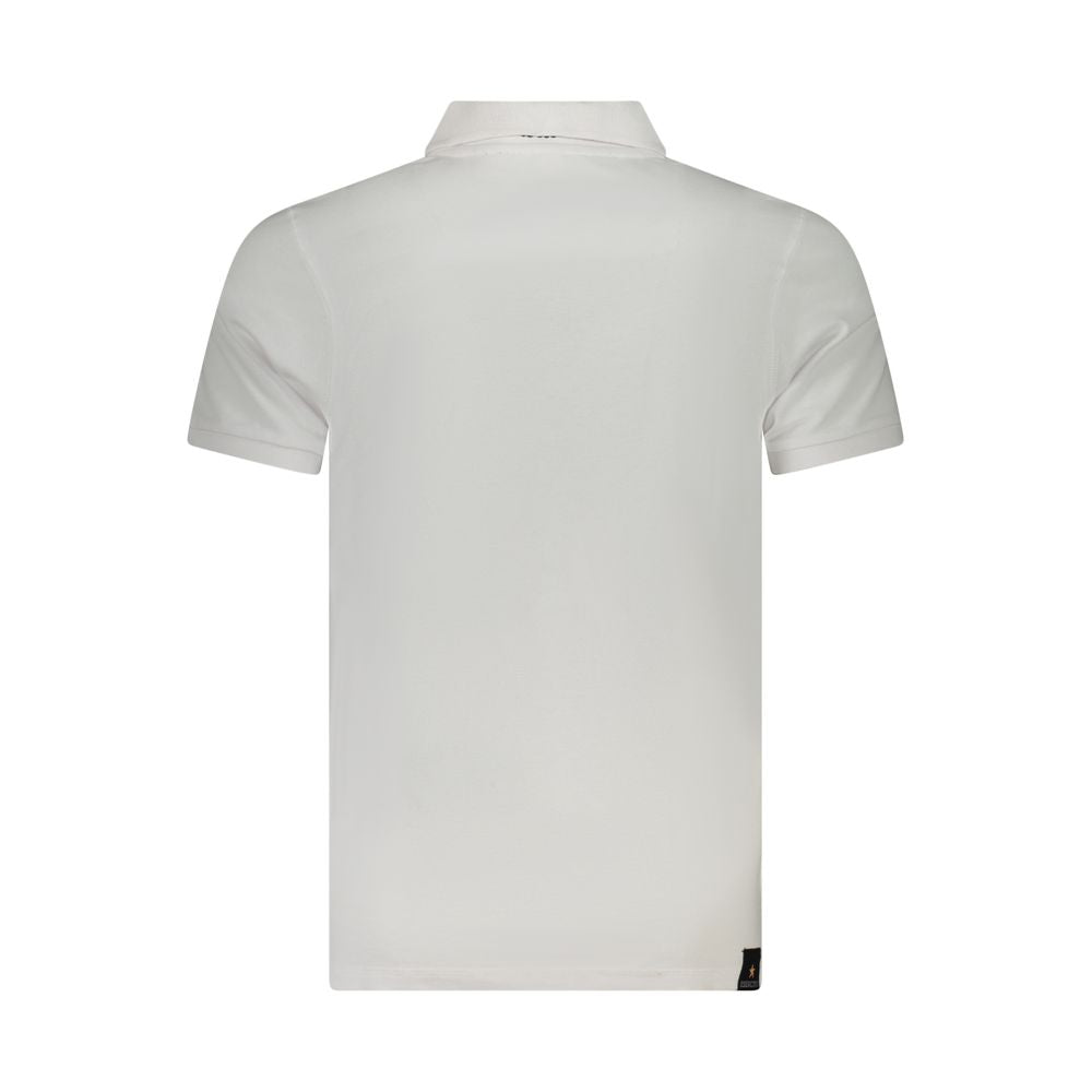 Accademia Militare White Cotton Polo Shirt