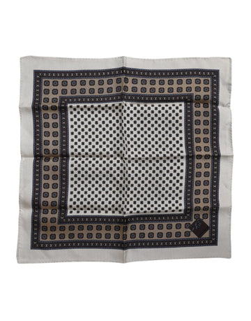 Dolce & Gabbana Multicolor Patterned Square Men Foulard Scarf