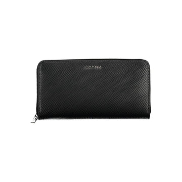 Calvin Klein Black Polyurethane Women Wallet
