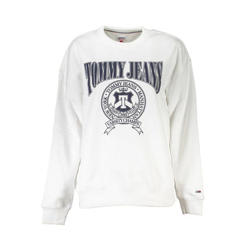 Tommy Hilfiger White Cotton Sweatshirt