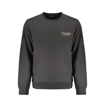 Wrangler Black Cotton Men Sweater