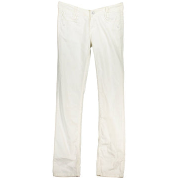 Blend White Cotton Jeans & Pant
