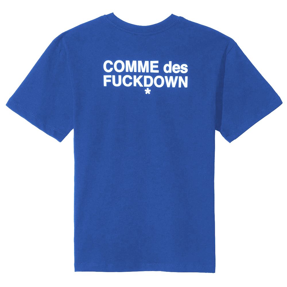 قميص وقميص قطني أزرق من Comme Des Fuckdown
