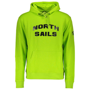 North Sails Green Cotton Men Sweater