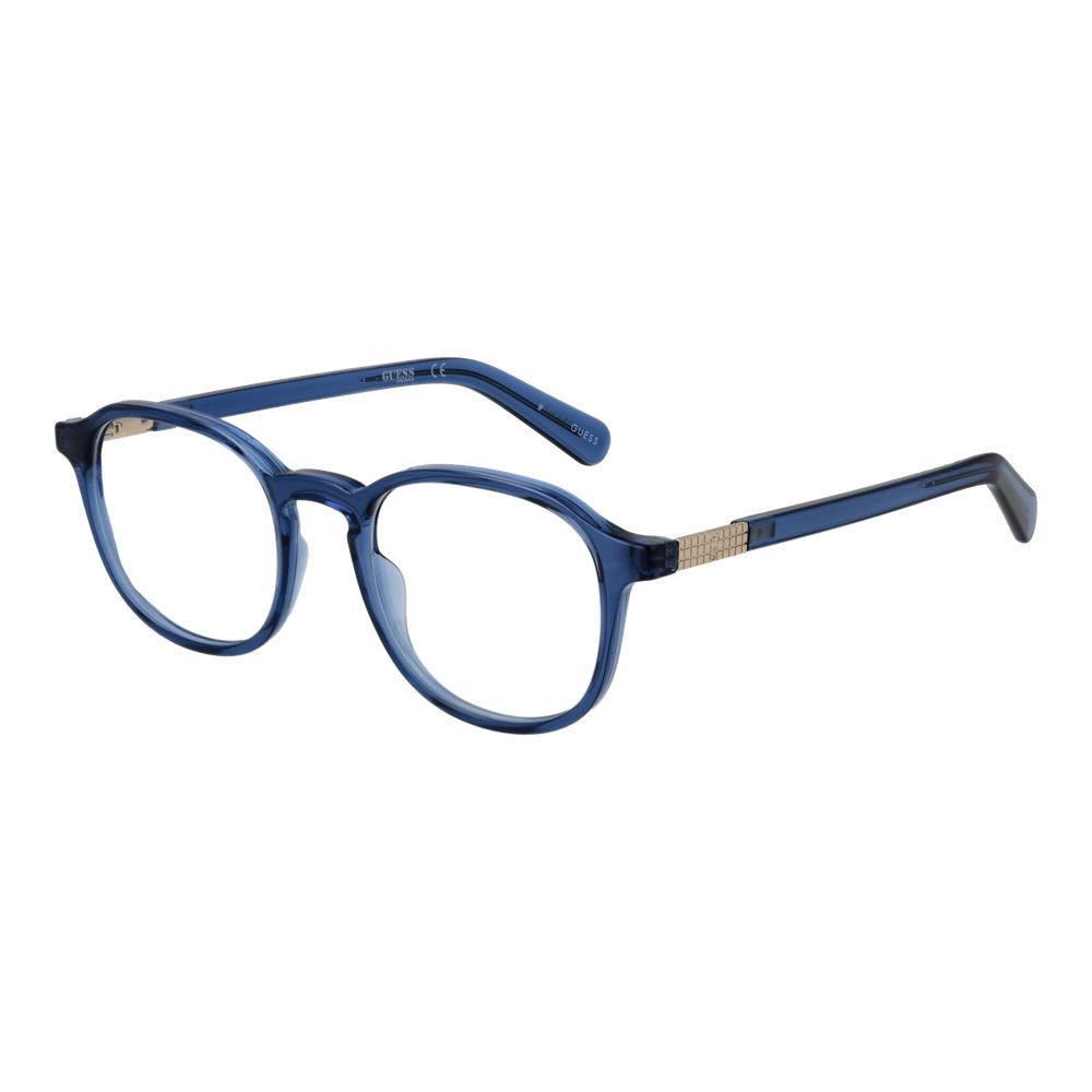 Guess Blue Plastic & Metal Glasses (Frames)
