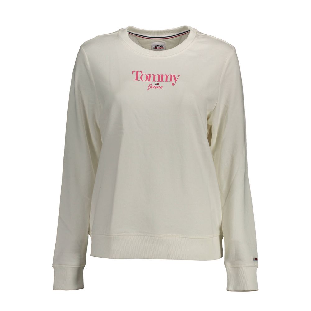 Tommy Hilfiger White Cotton Women Sweater