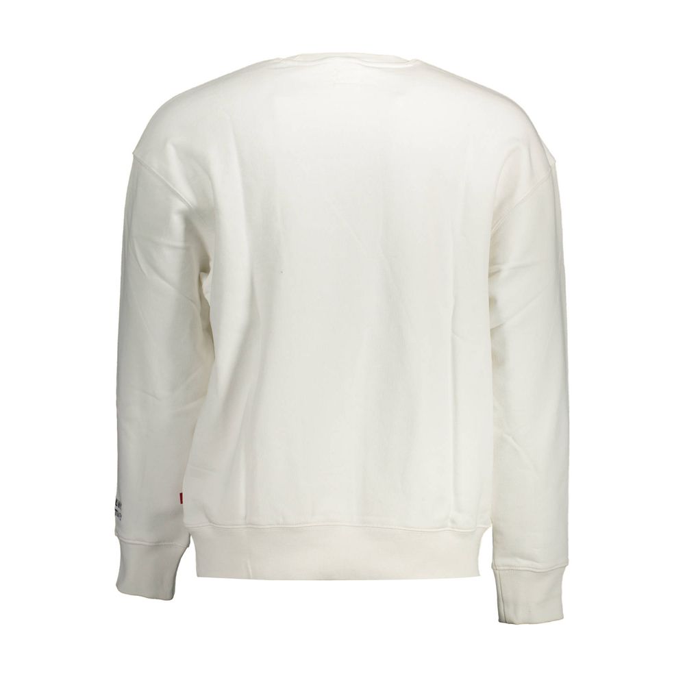 Levi's White Cotton Men Sweater