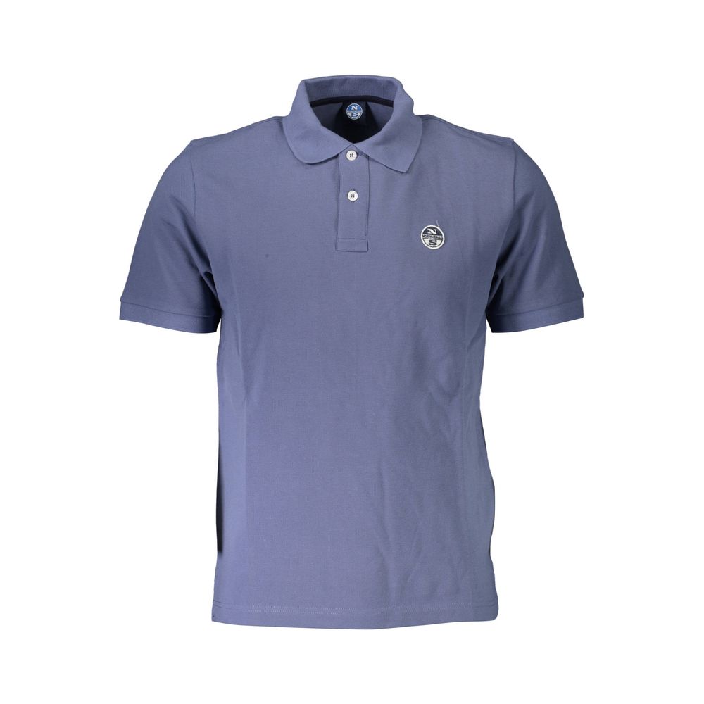 North Sails Blue Cotton Polo Shirt