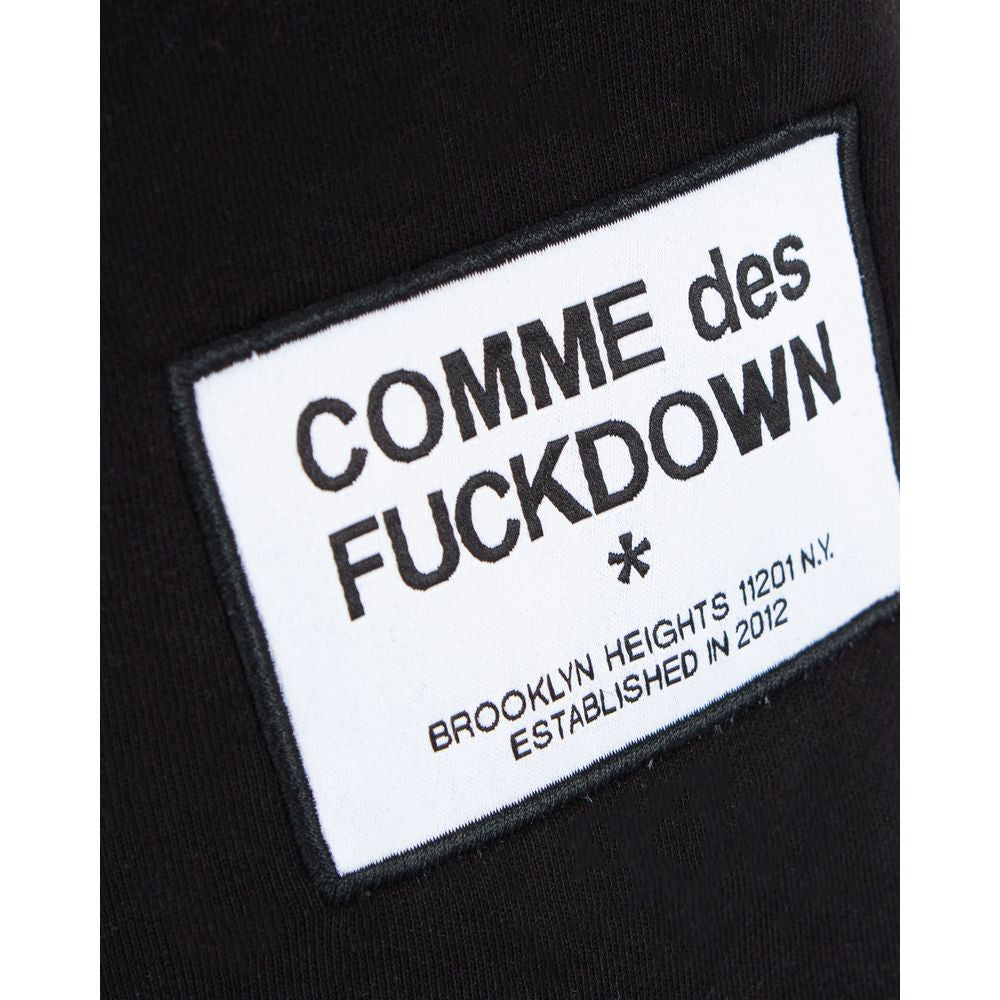 Comme Des Fuckdown شورت قطني أسود