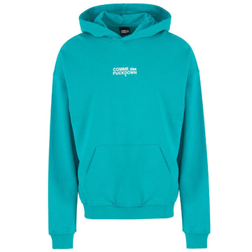 Comme Des Fuckdown Green Cotton Men Hoodie