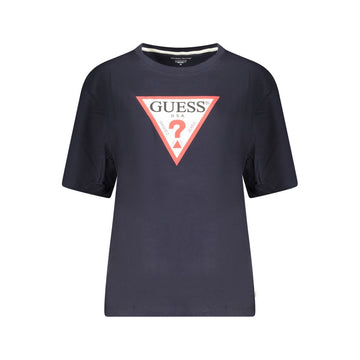 Guess Jeans Blue Cotton Women T-Shirt