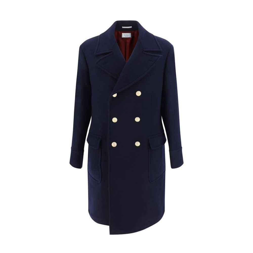 Brunello Cucinelli Martingale Double-Breast Coat