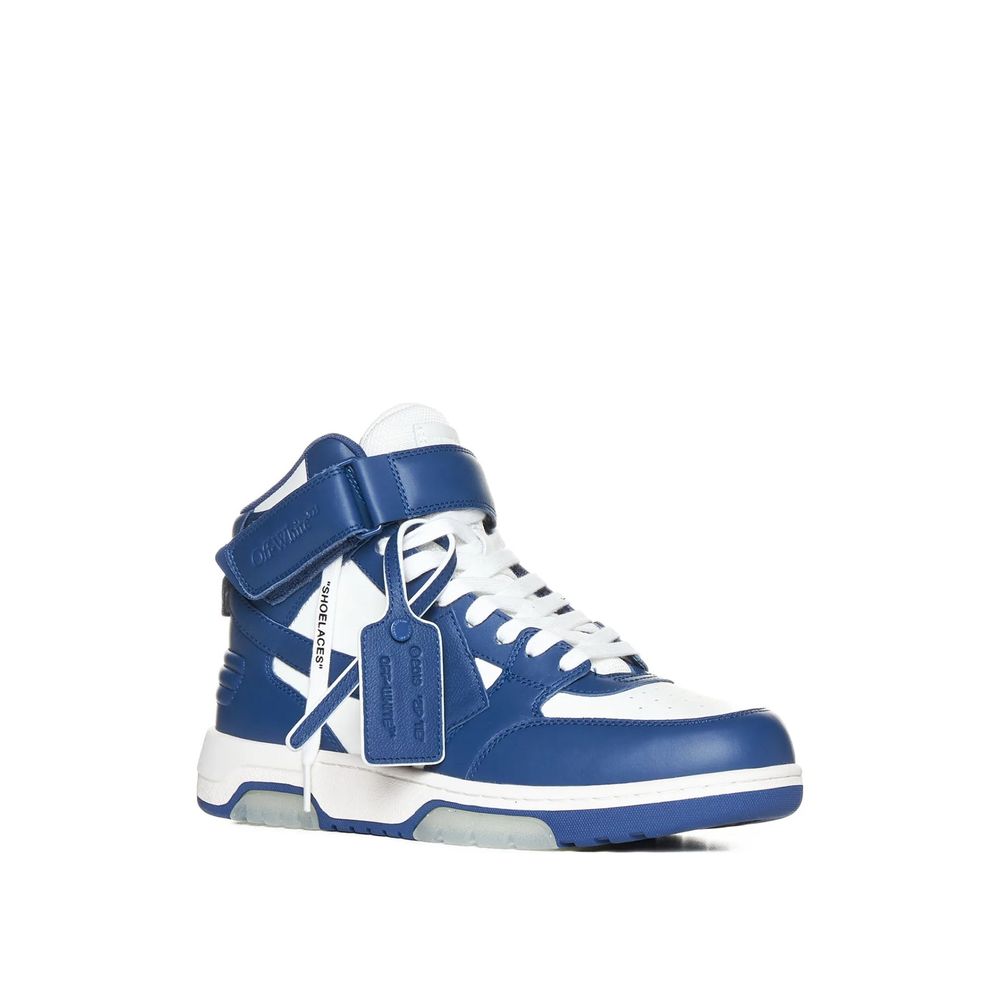 حذاء رياضي أبيض متوسط ​​الارتفاع من Off-White Out Of Office