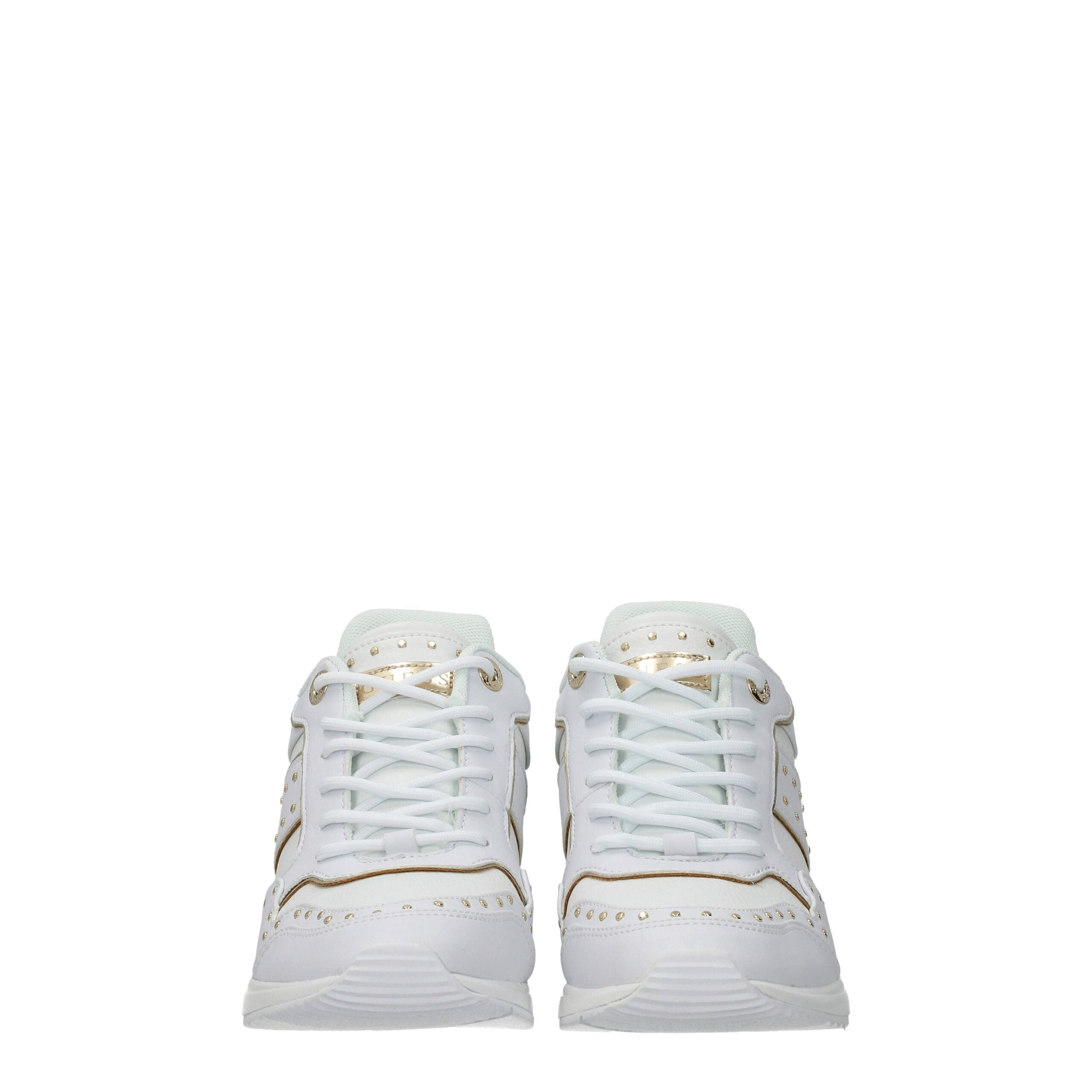 حذاء رياضي من البولي إيثيلين باللون الأبيض من Guess