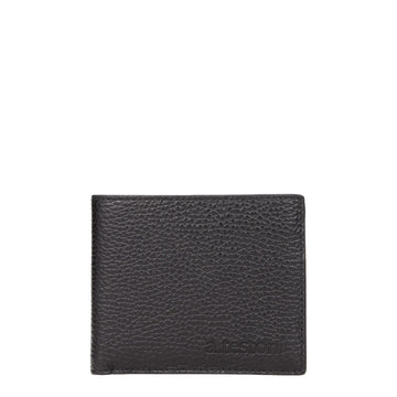 Testoni Black Leather Wallet