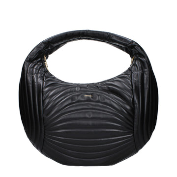 Salvatore Ferragamo Black Leather Handbag
