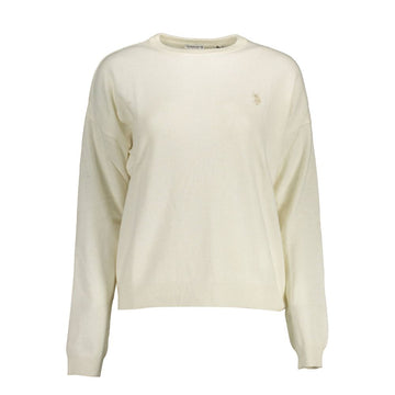U.S. POLO ASSN. White Wool Sweater