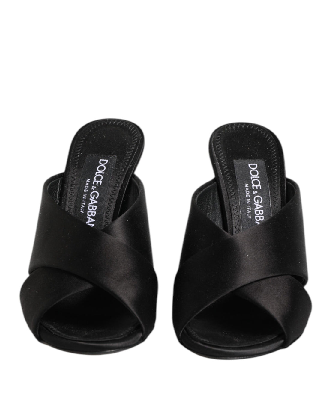 Dolce & Gabbana Black Keira Baroque High Heel Sandals Shoes