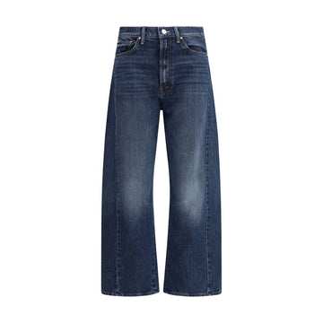 بنطال جينز للكاحل بنصف أنبوب من Mother Denim