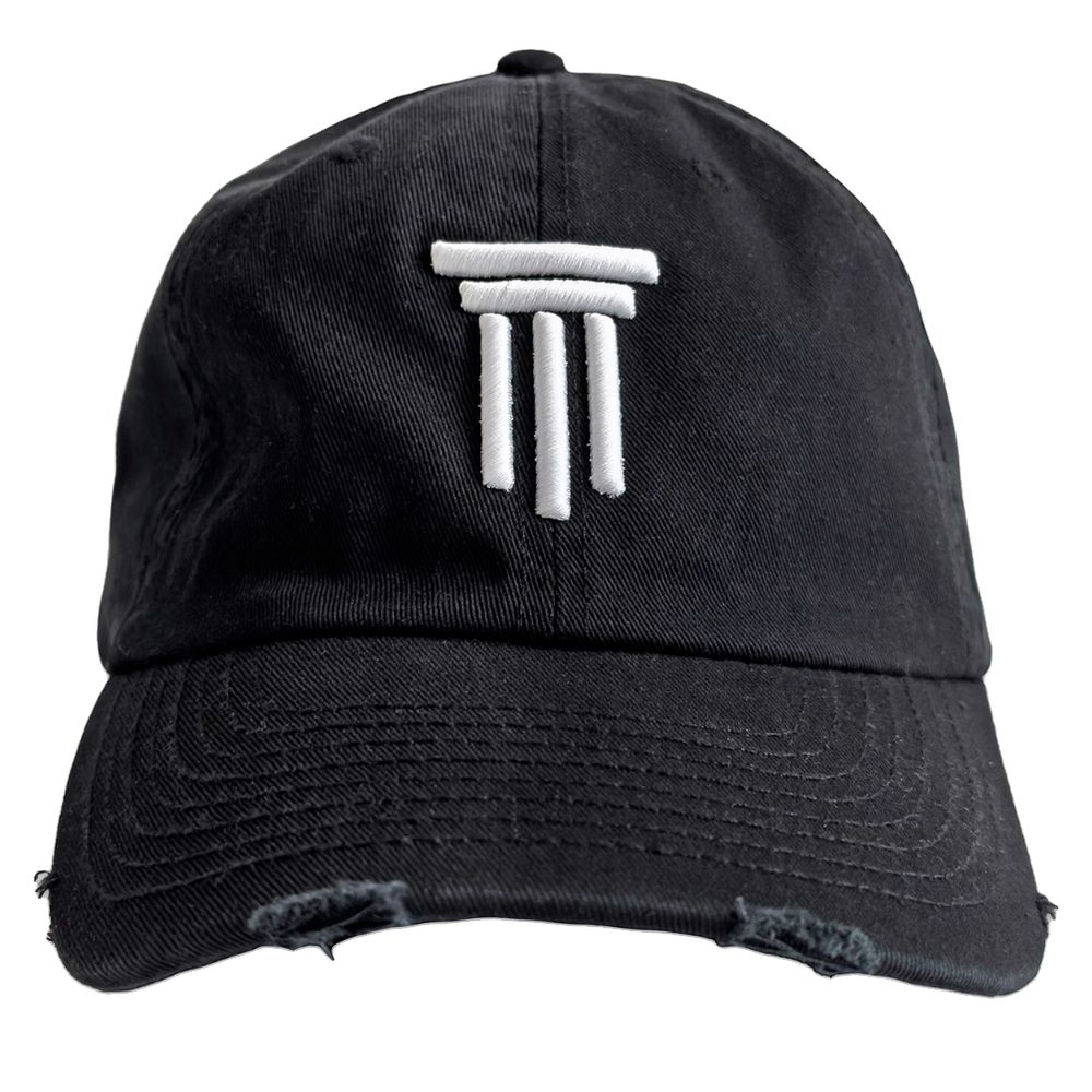 Diego Venturino Black Cotton Hats & Cap