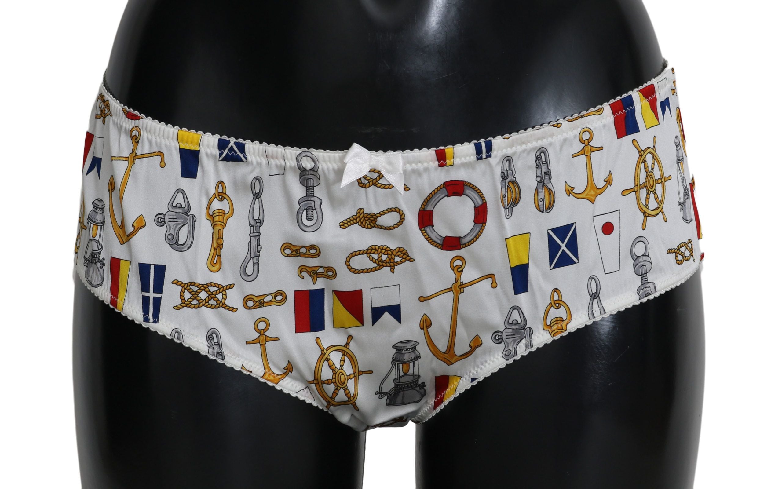 Dolce & Gabbana Underwear Sailor Print Silk Bottoms - Whispers Of Wisdom Clothing