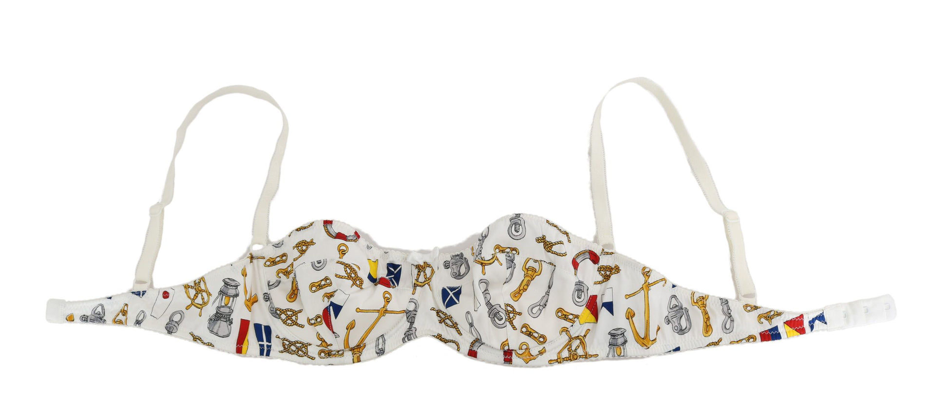 Dolce & Gabbana White Balconcino Sailor Print Underwear - Whispers Of Wisdom Clothing