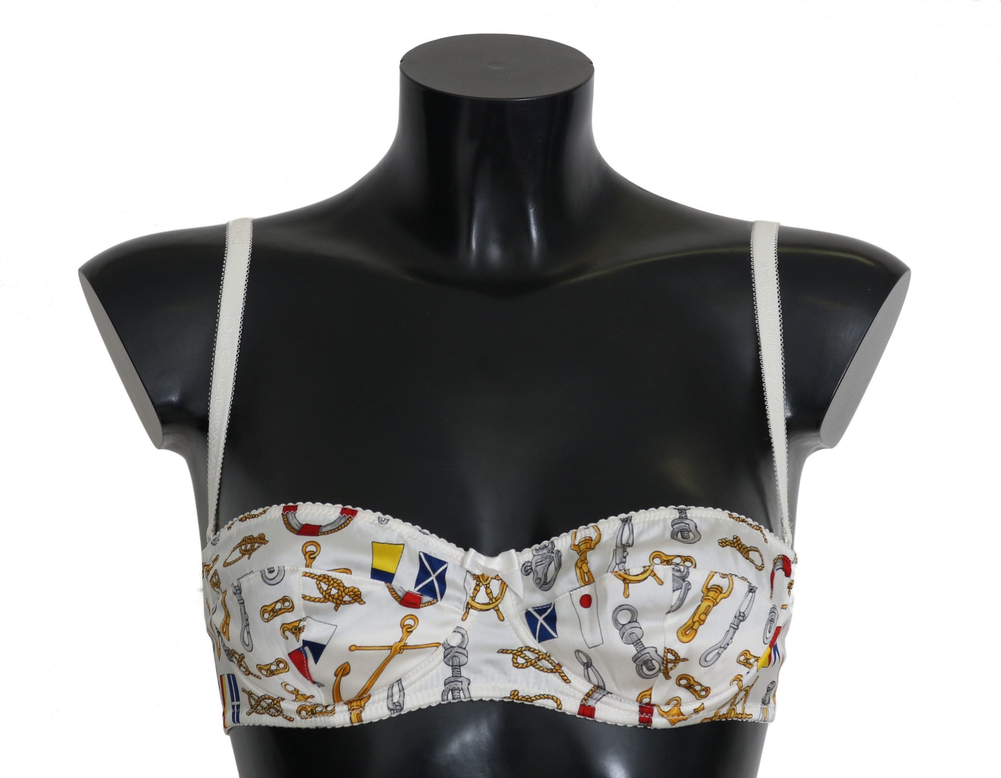 Dolce & Gabbana White Balconcino Sailor Print Underwear - Whispers Of Wisdom Clothing