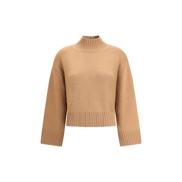 Fabiana Filippi Beige Fleece Wool Sweatshirt