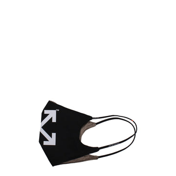 Off-White Black Cotton Facemask