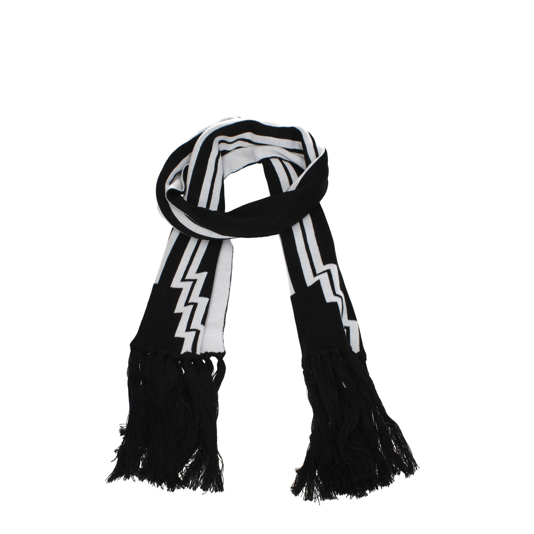 Marcelo Burlon Black Marabou Scarf
