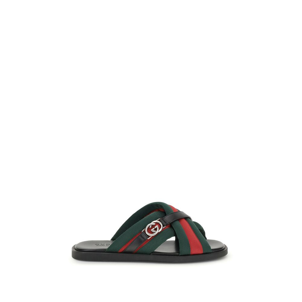 Gucci Black Polyamide Sandals