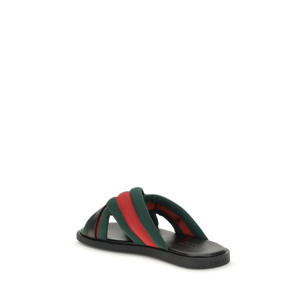 Gucci Black Polyamide Sandals