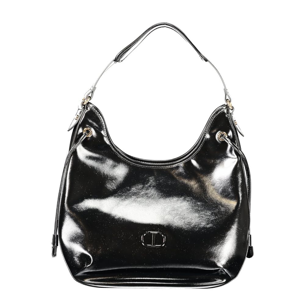 Twinset Black Polyethylene Women Hobo Bag