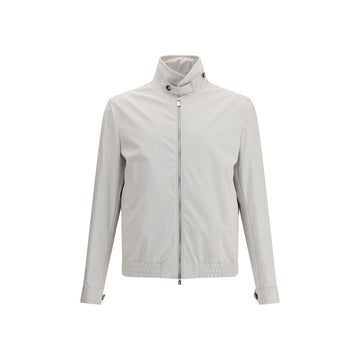 Brunello Cucinelli Gray Polyamide Shell Jacket