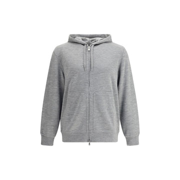 Brunello Cucinelli Gray Cashmere Sweatshirt