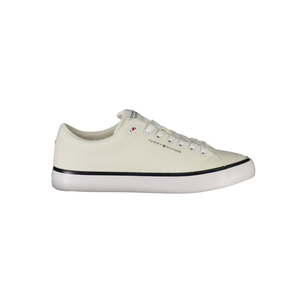 Tommy Hilfiger White Polyester Sneaker