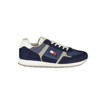Tommy Hilfiger Blue Polyester Men Sneaker