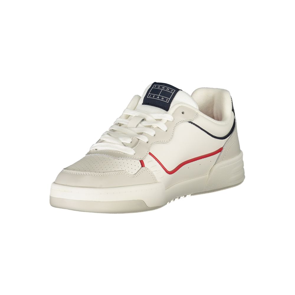 Tommy Hilfiger White Polyester Sneaker